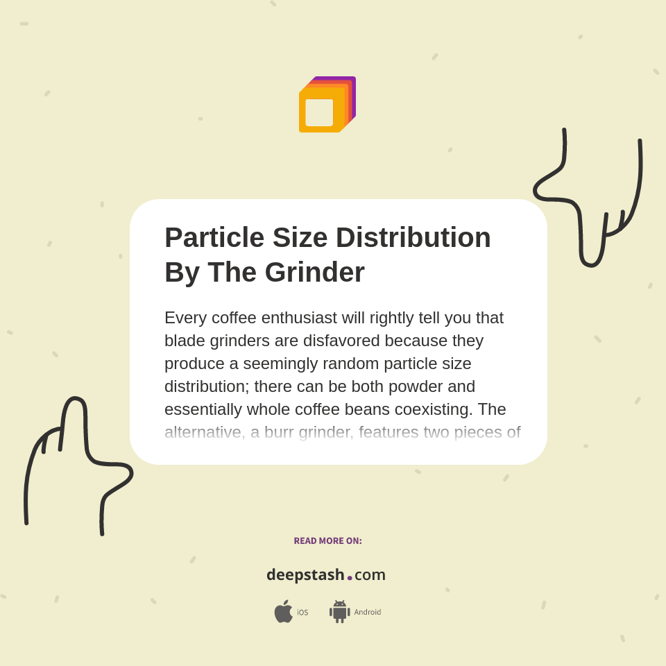 Particle Size Distribution By The Grinder Deepstash