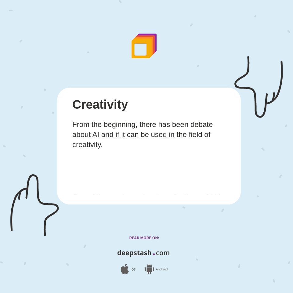 Creativity Deepstash