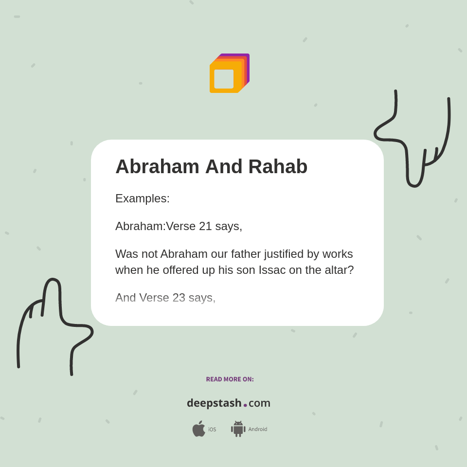 Abraham And Rahab Deepstash Abraham And Rahab Deepstash