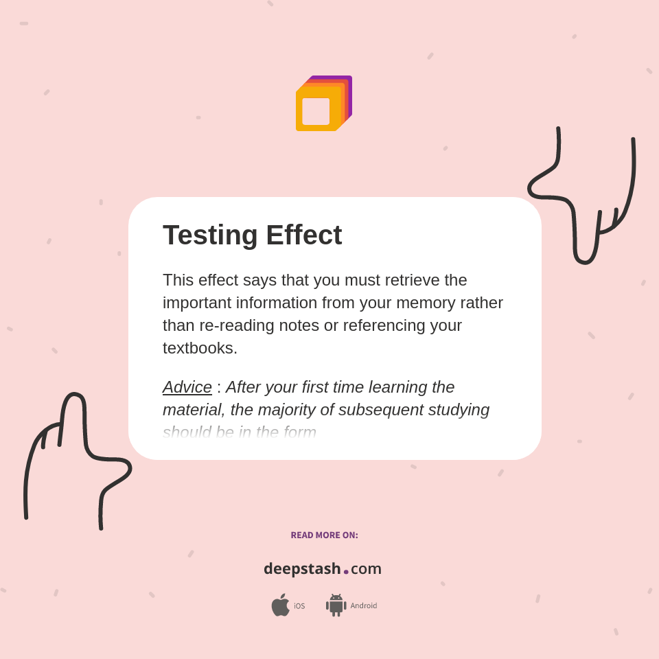 Testing Effect Deepstash