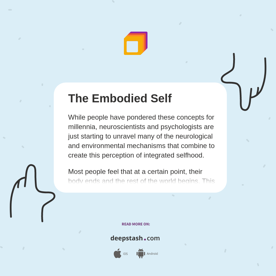 The Embodied Self - Deepstash