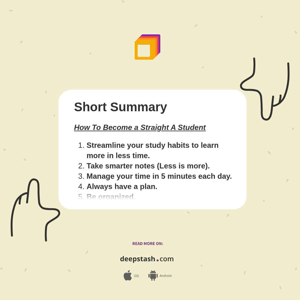 Short Summary - Deepstash