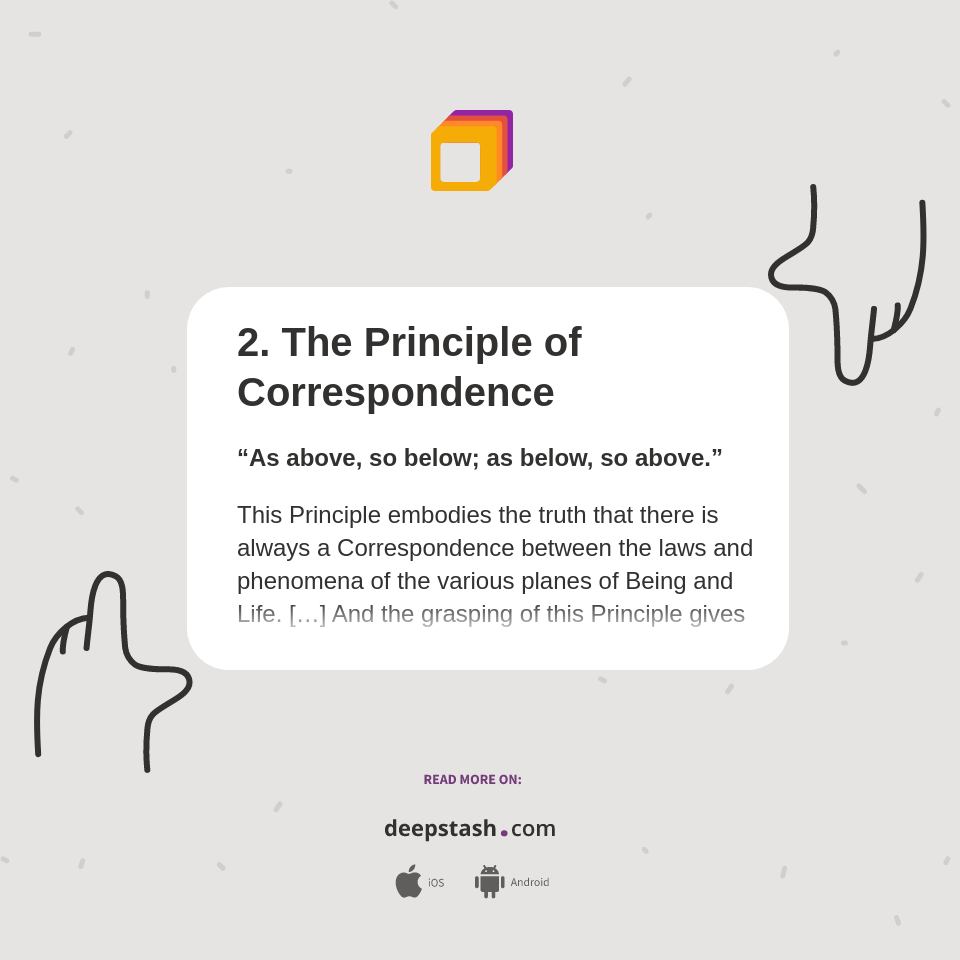 2. The Principle of Correspondence Deepstash