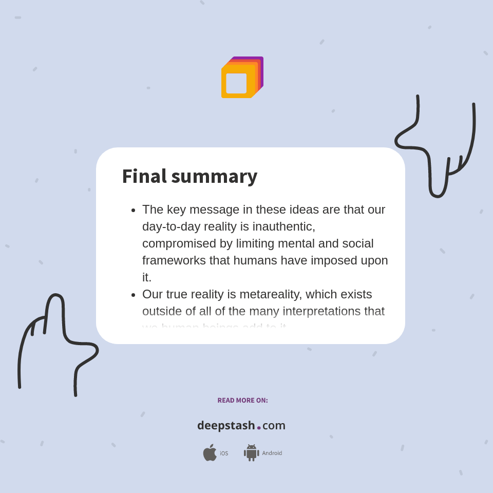 Final summary - Deepstash