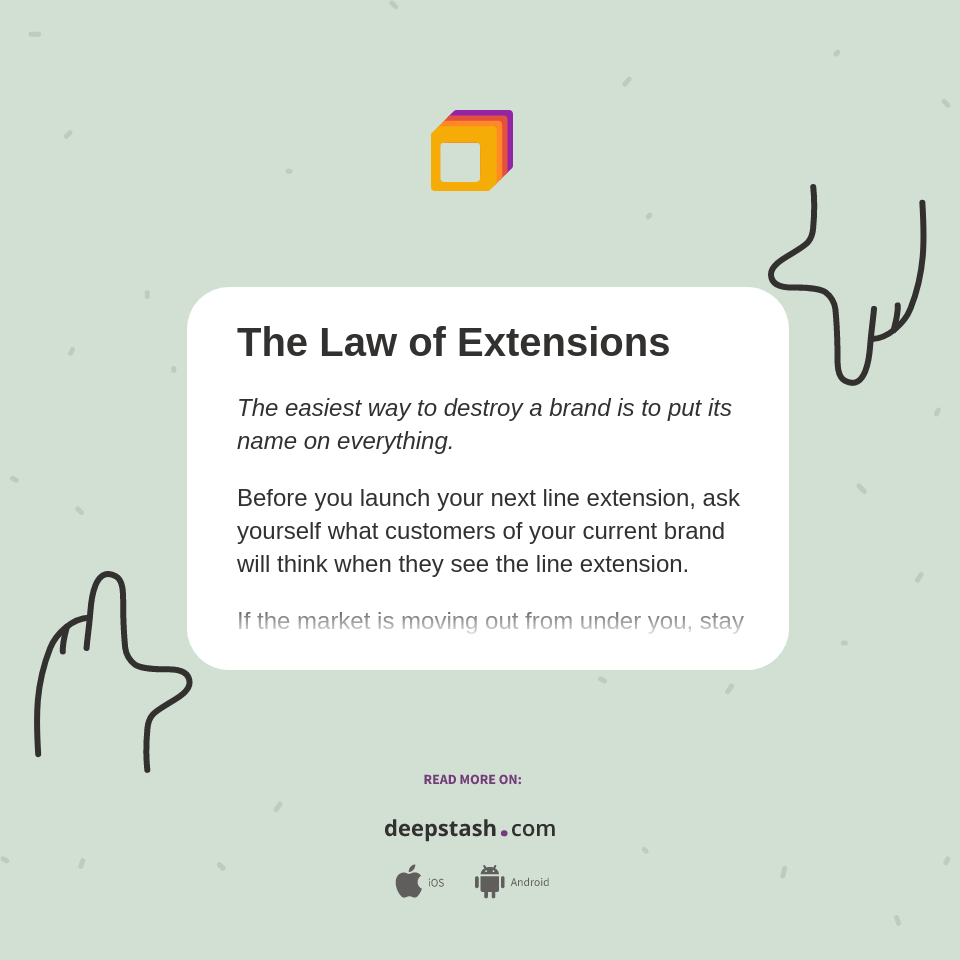The Law of Extensions Deepstash