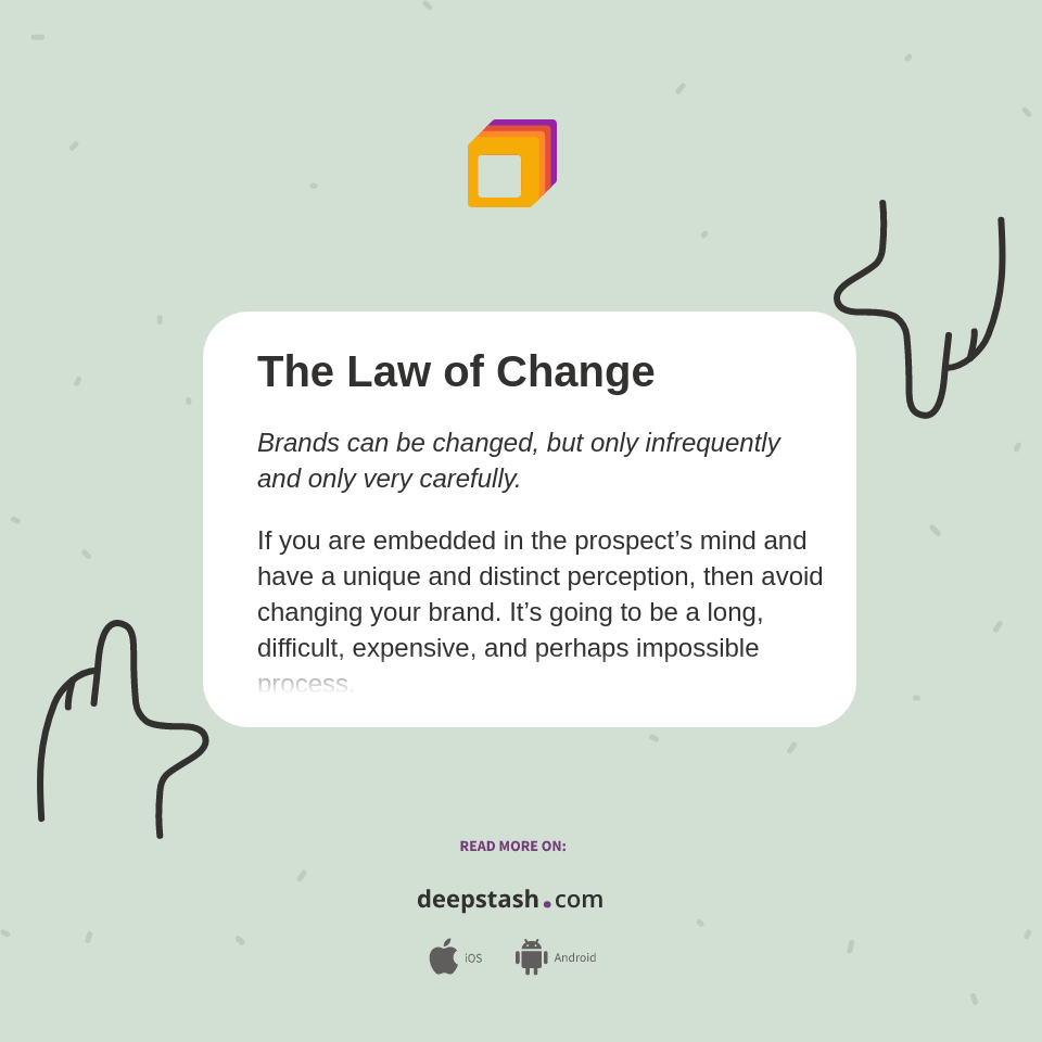The Law of Change Deepstash