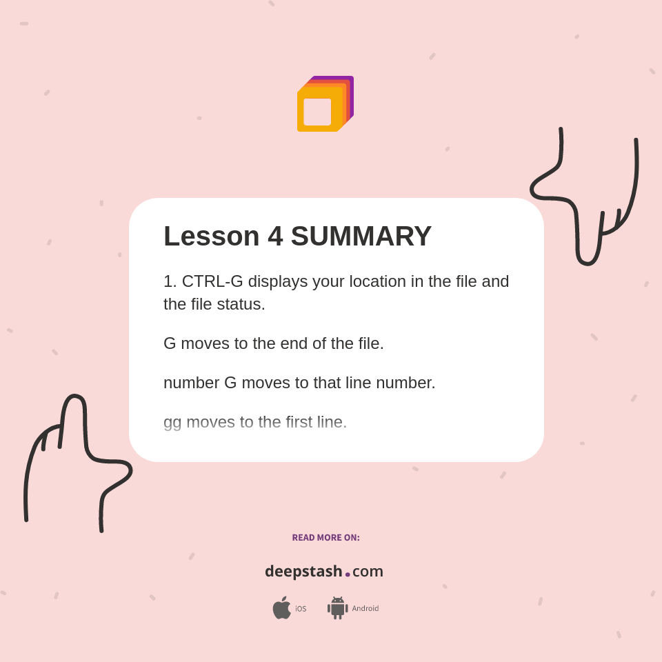 Lesson 4 Summary Deepstash