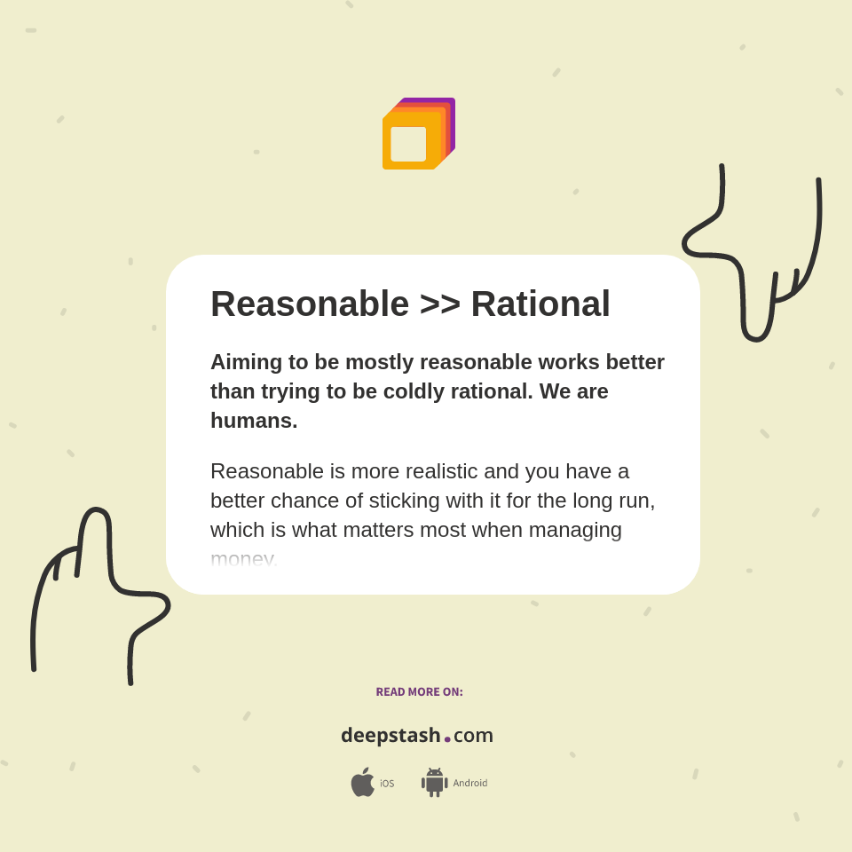 Reasonable And Rational Example Reasonable >> Rational - Deepstash