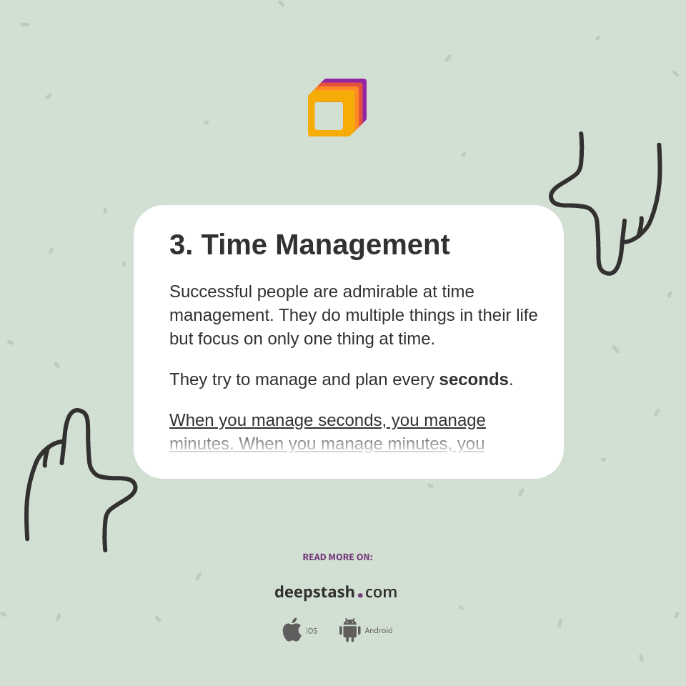 3. Time Management - Deepstash