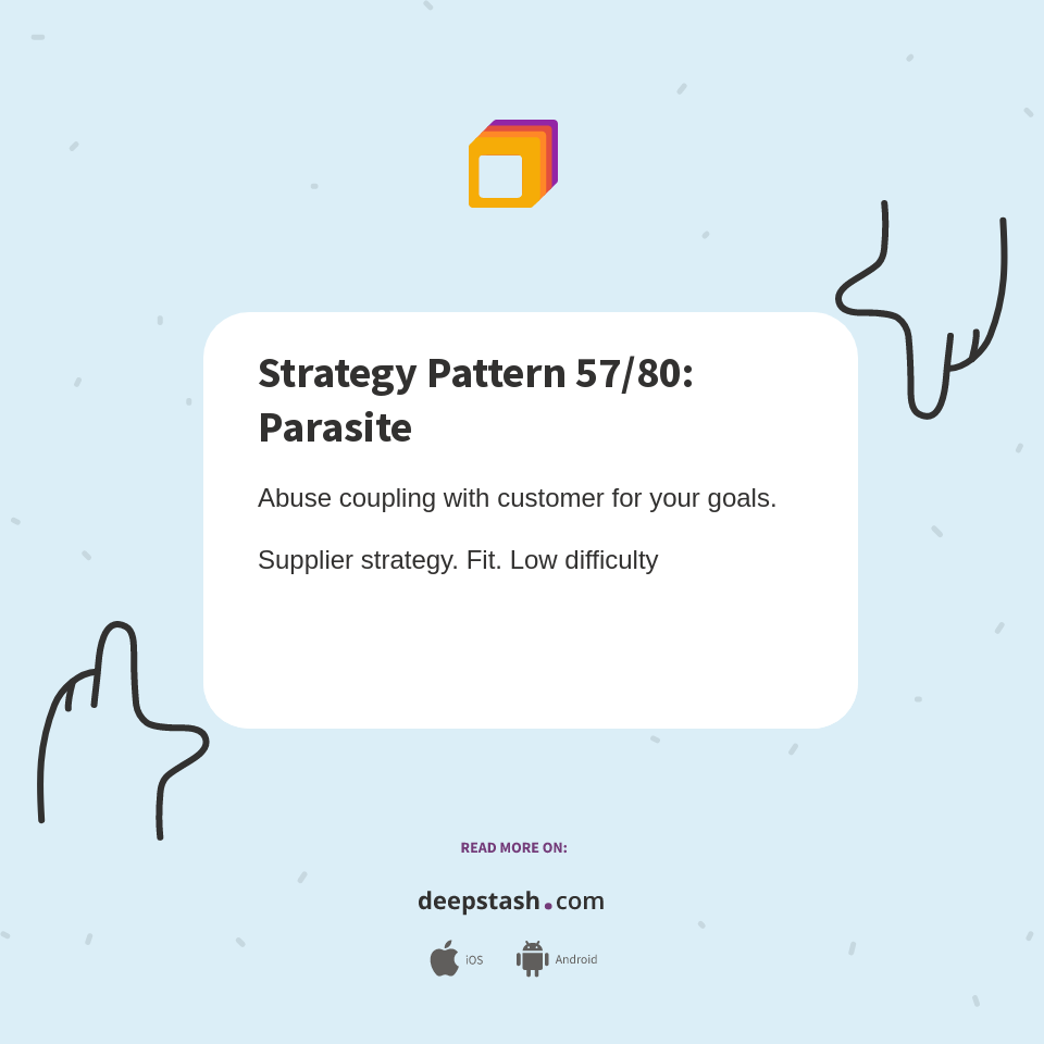 Strategy Pattern 57/80: Parasite - Deepstash