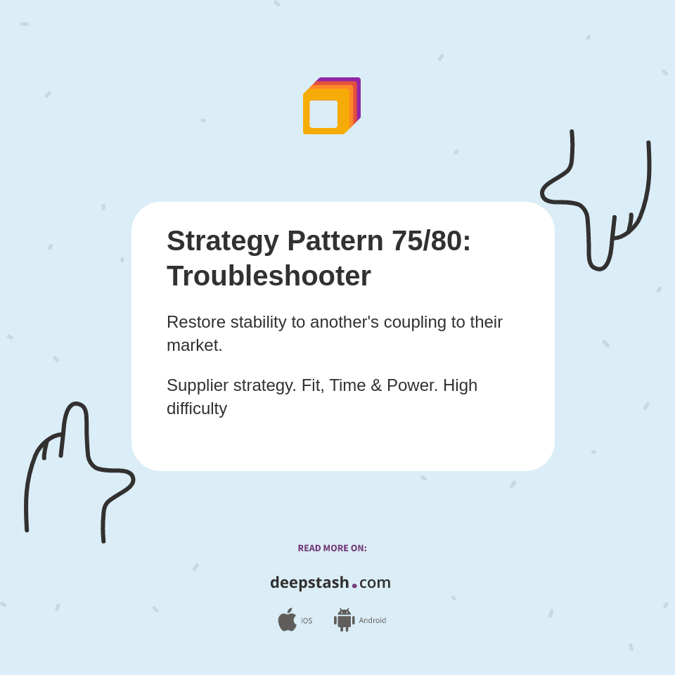 Strategy Pattern 75/80: Troubleshooter - Deepstash