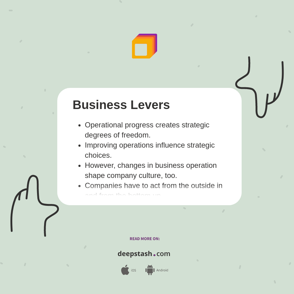 Business Levers Deepstash