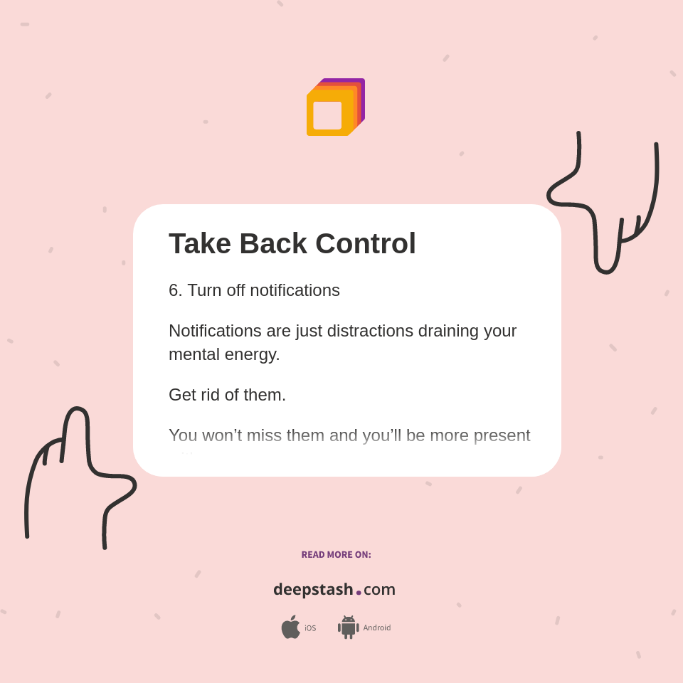 Take Back Control - Deepstash