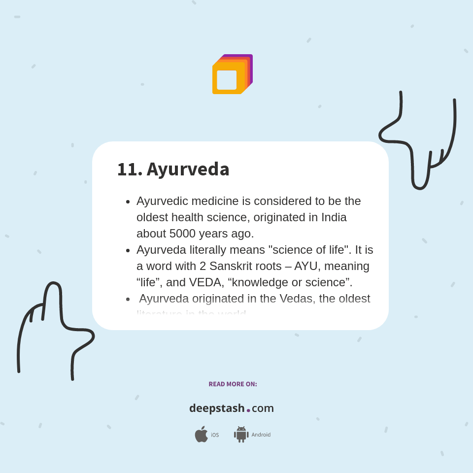 11. Ayurveda Deepstash