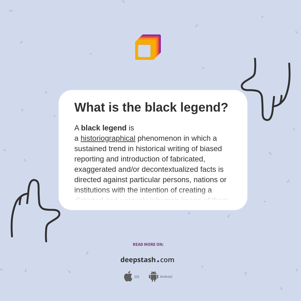 What is the black legend? Deepstash