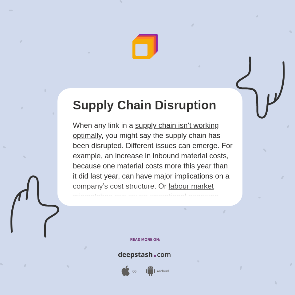 Supply Chain Disruption - Deepstash