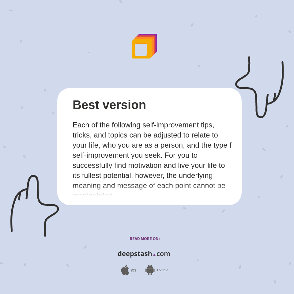 Best version - Deepstash