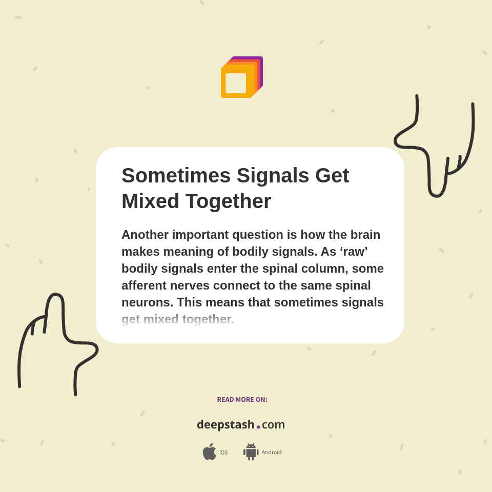 Sometimes Signals Get Mixed Together Deepstash