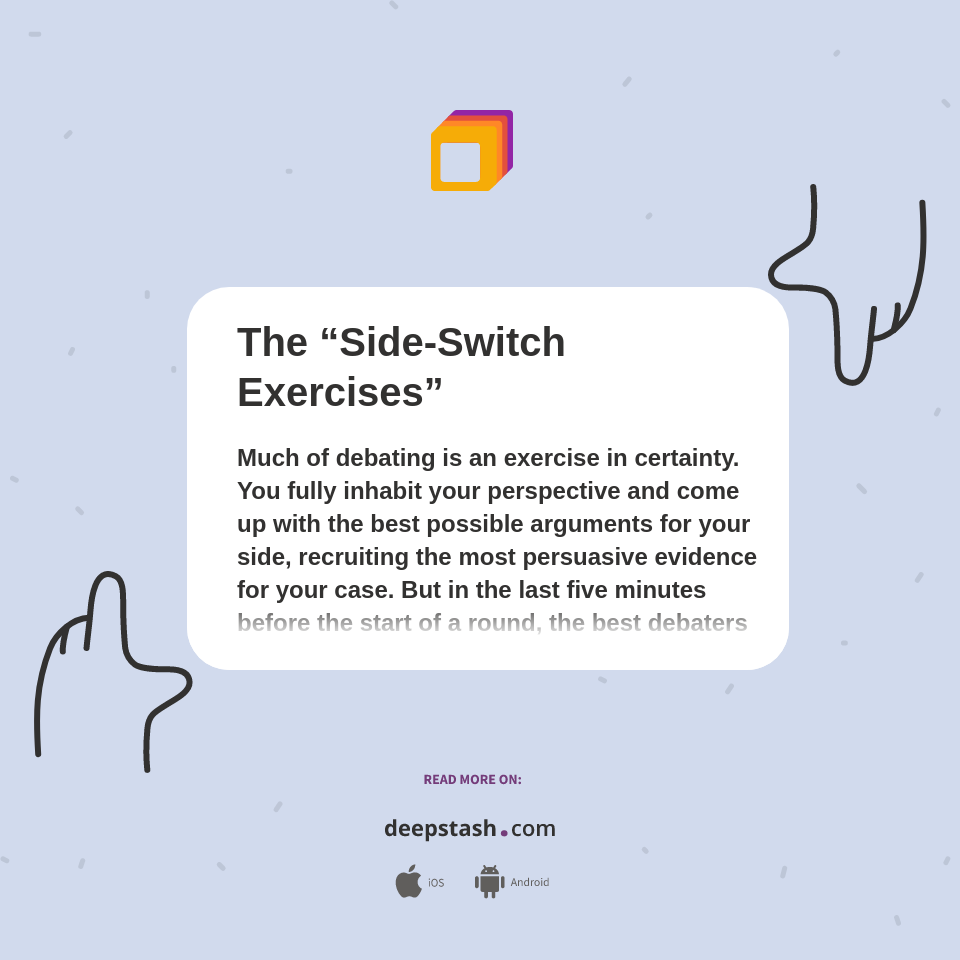 The “SideSwitch Exercises” Deepstash