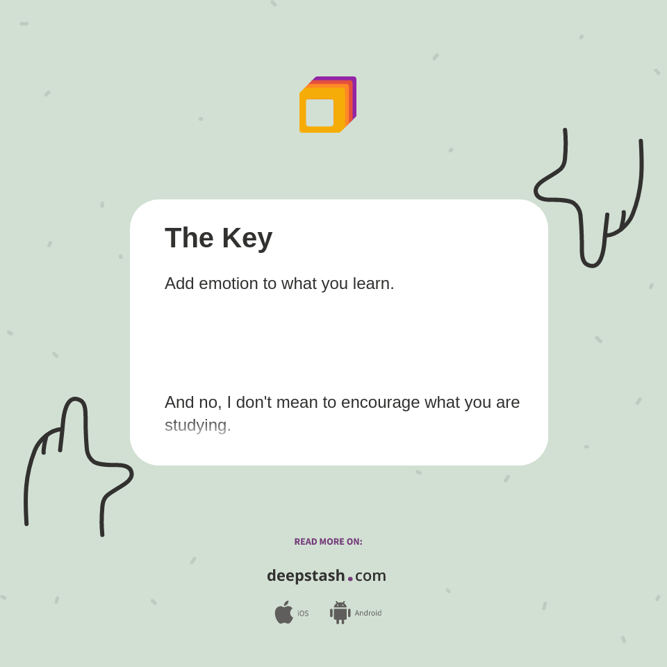 The Key - Deepstash