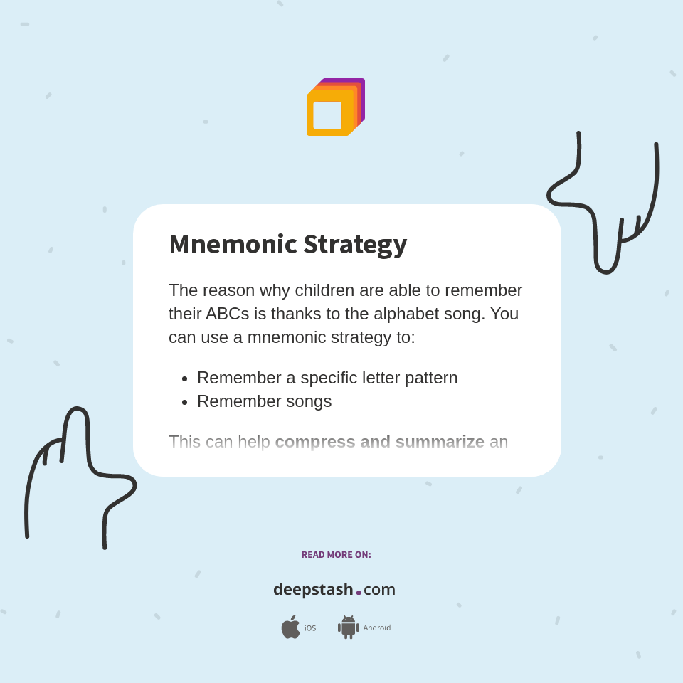 Mnemonic Strategy Deepstash