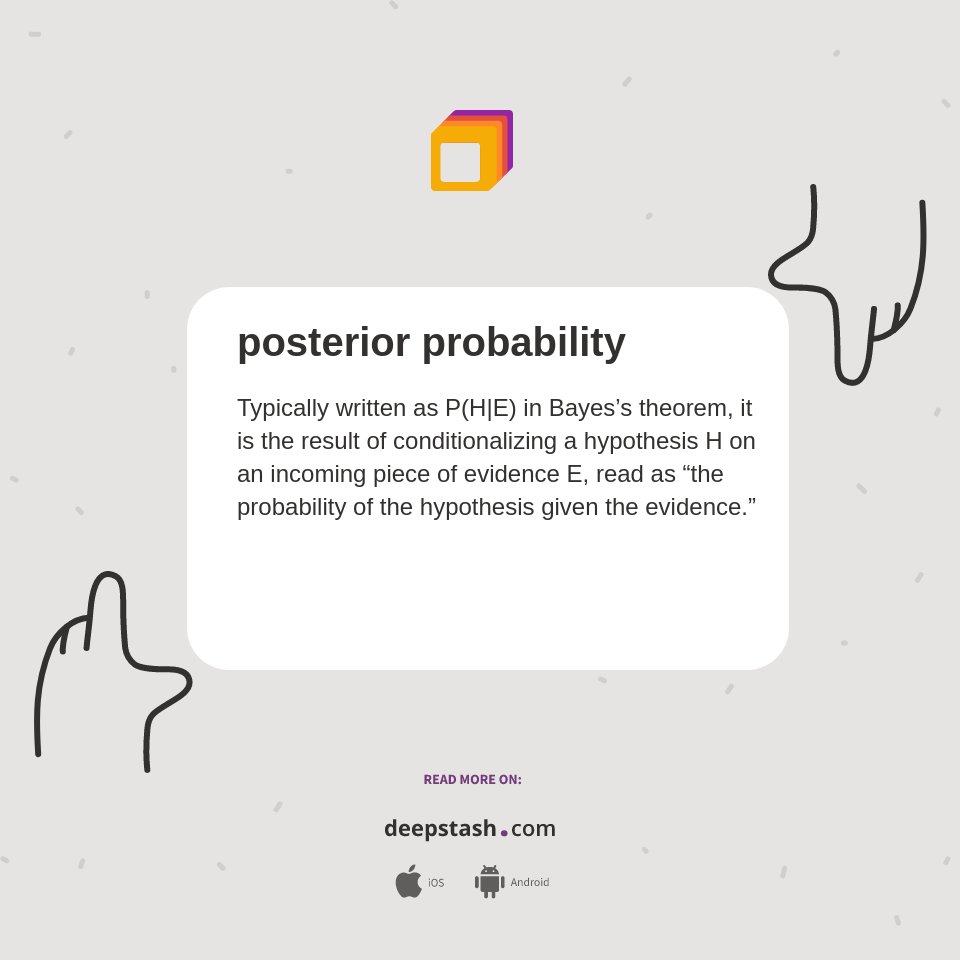 posterior probability Deepstash