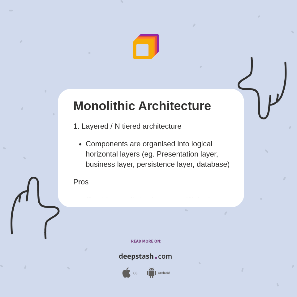 Monolithic Architecture - Deepstash