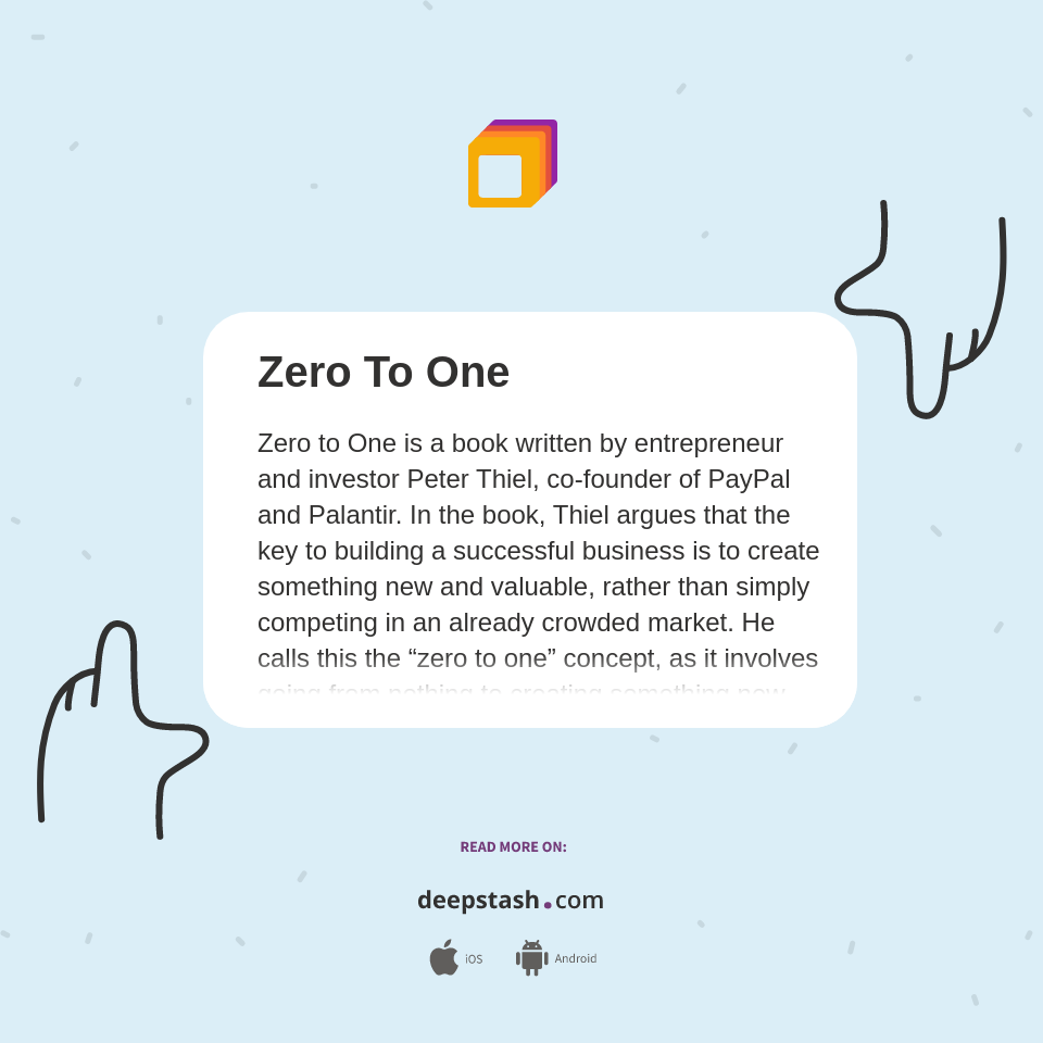 Zero To One - Deepstash