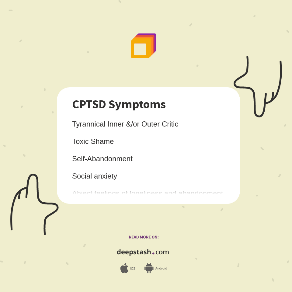 CPTSD Symptoms - Deepstash