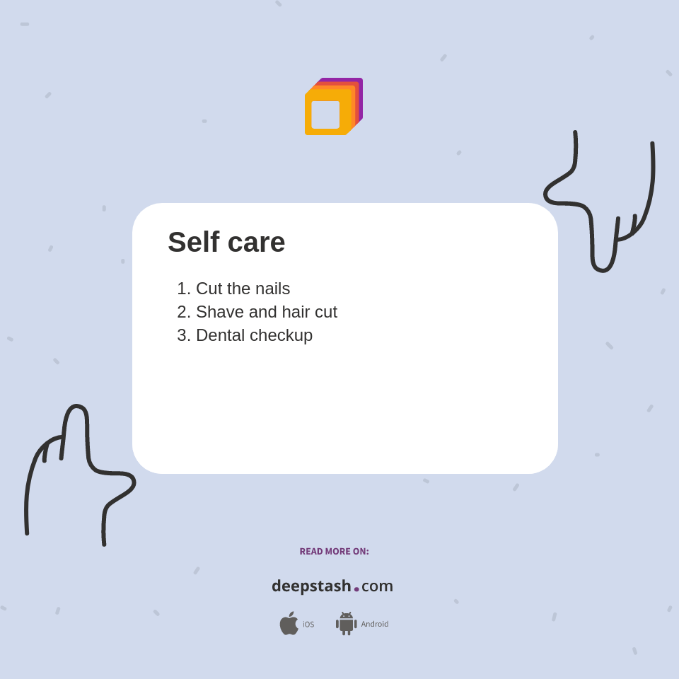 Self Care Deepstash
