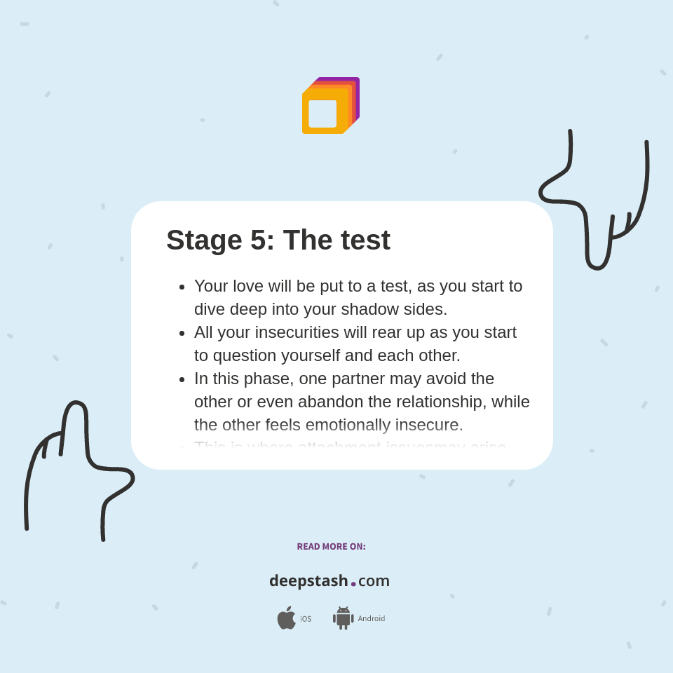 Stage 5: The test - Deepstash