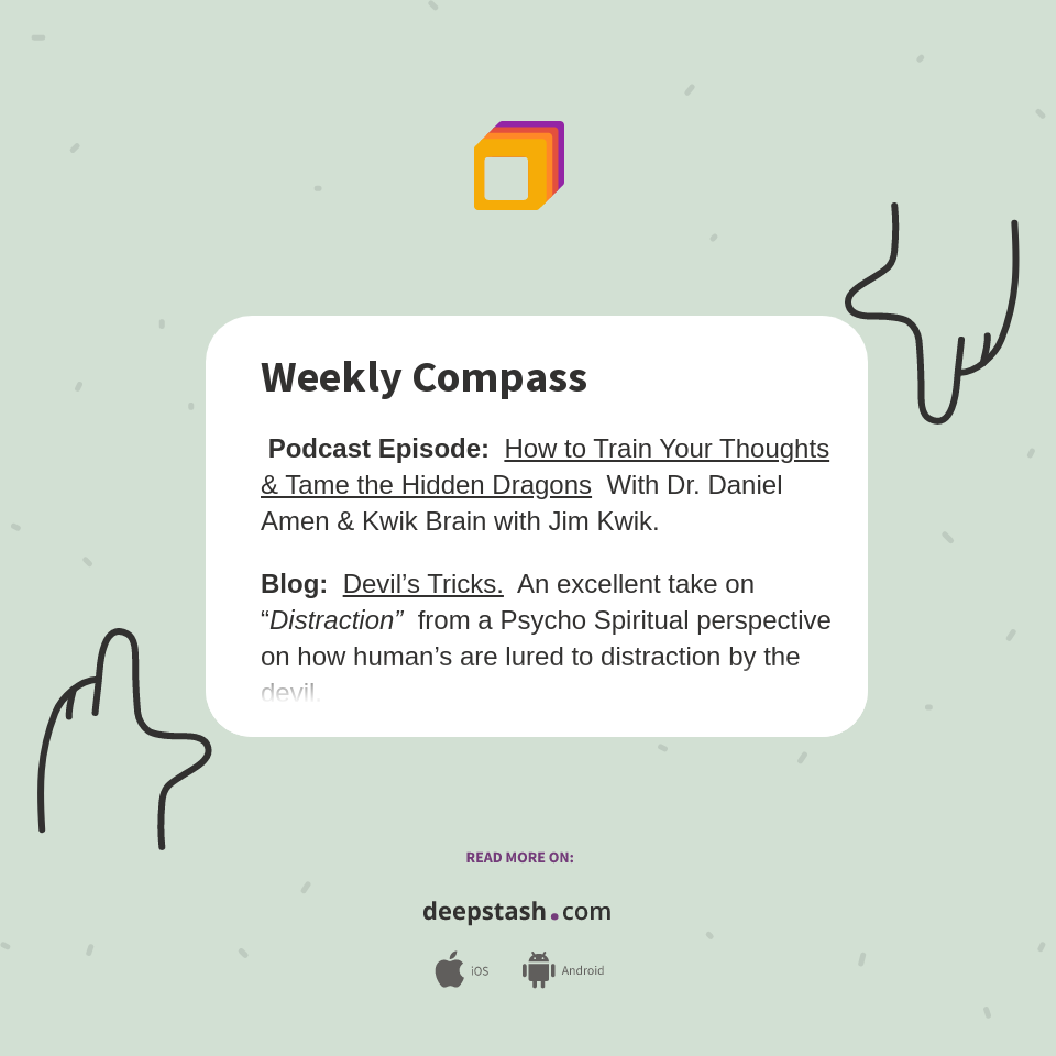 Weekly Compass Example Weekly Compass - Deepstash