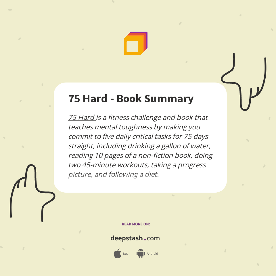 75 Hard Book Summary Deepstash