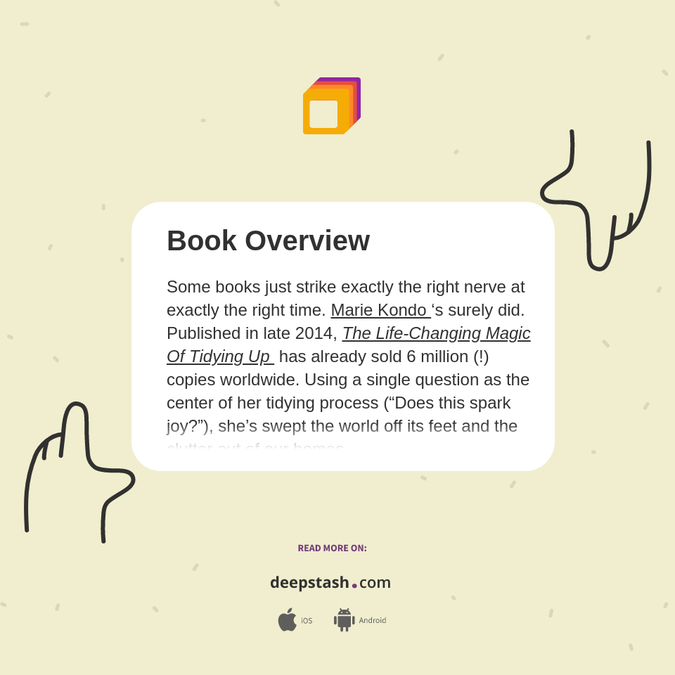 Book Overview - Deepstash