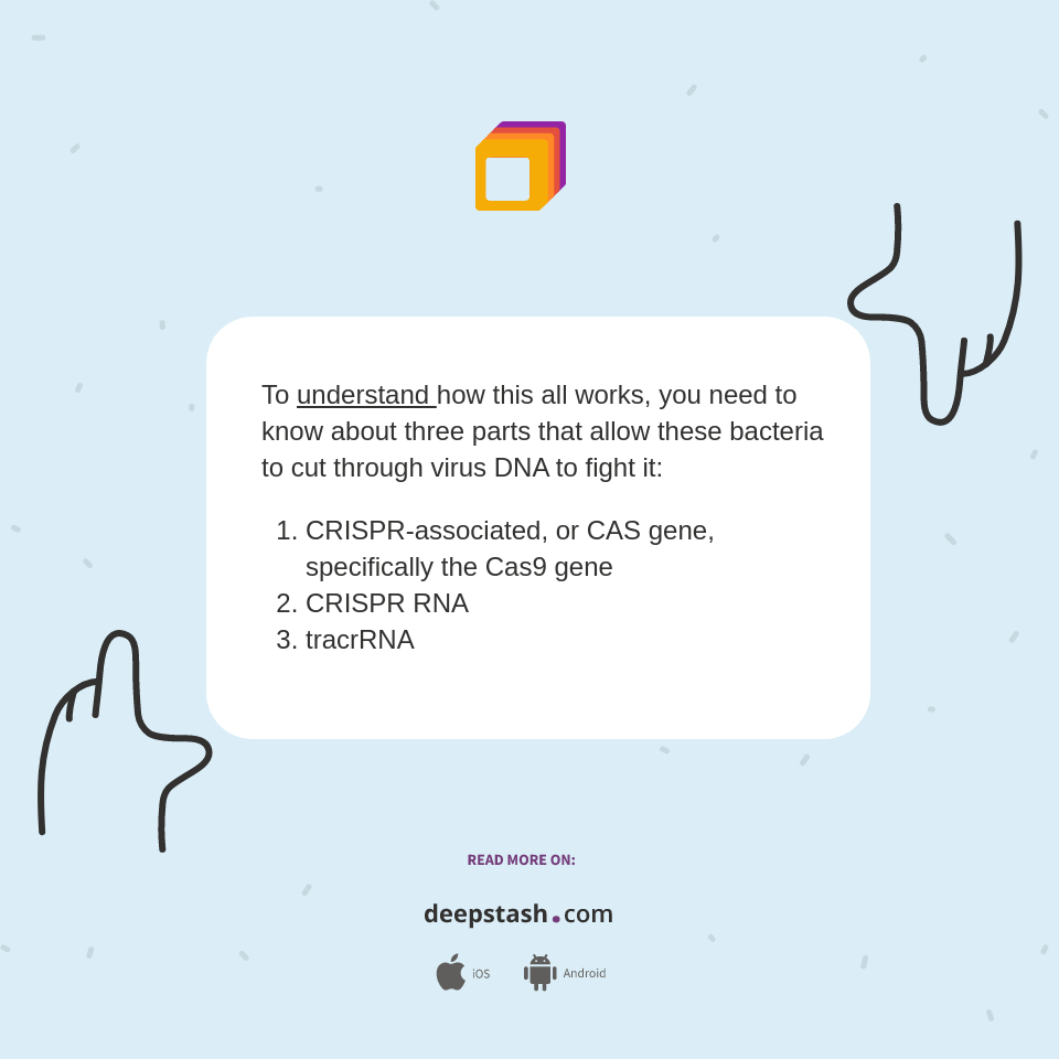 To understand how this all works,... - Deepstash