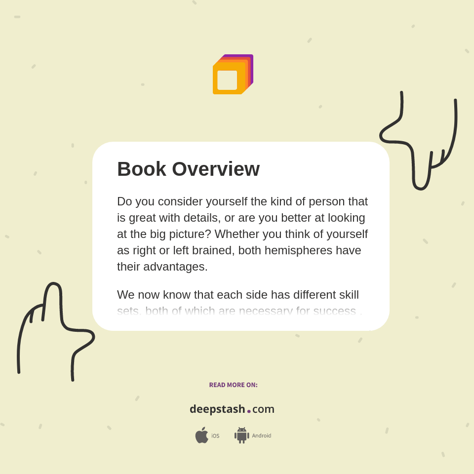 Book Overview - Deepstash