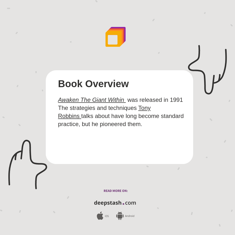 Book Overview - Deepstash