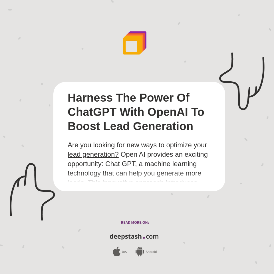 Harness The Power Of ChatGPT With OpenAI To Boost Lead Generation ...