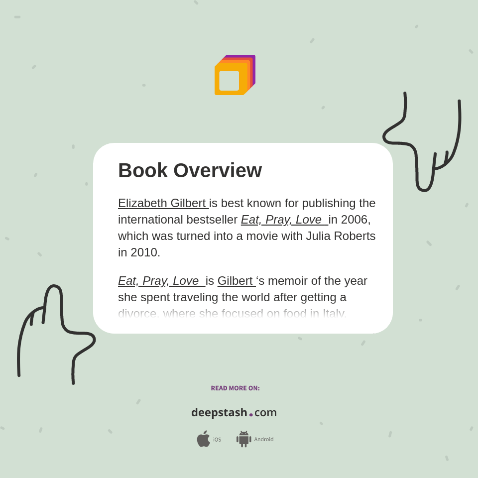 Book Overview - Deepstash