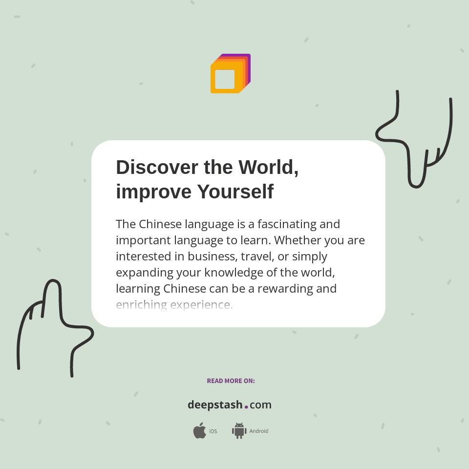 Discover the World, improve Yourself - Deepstash