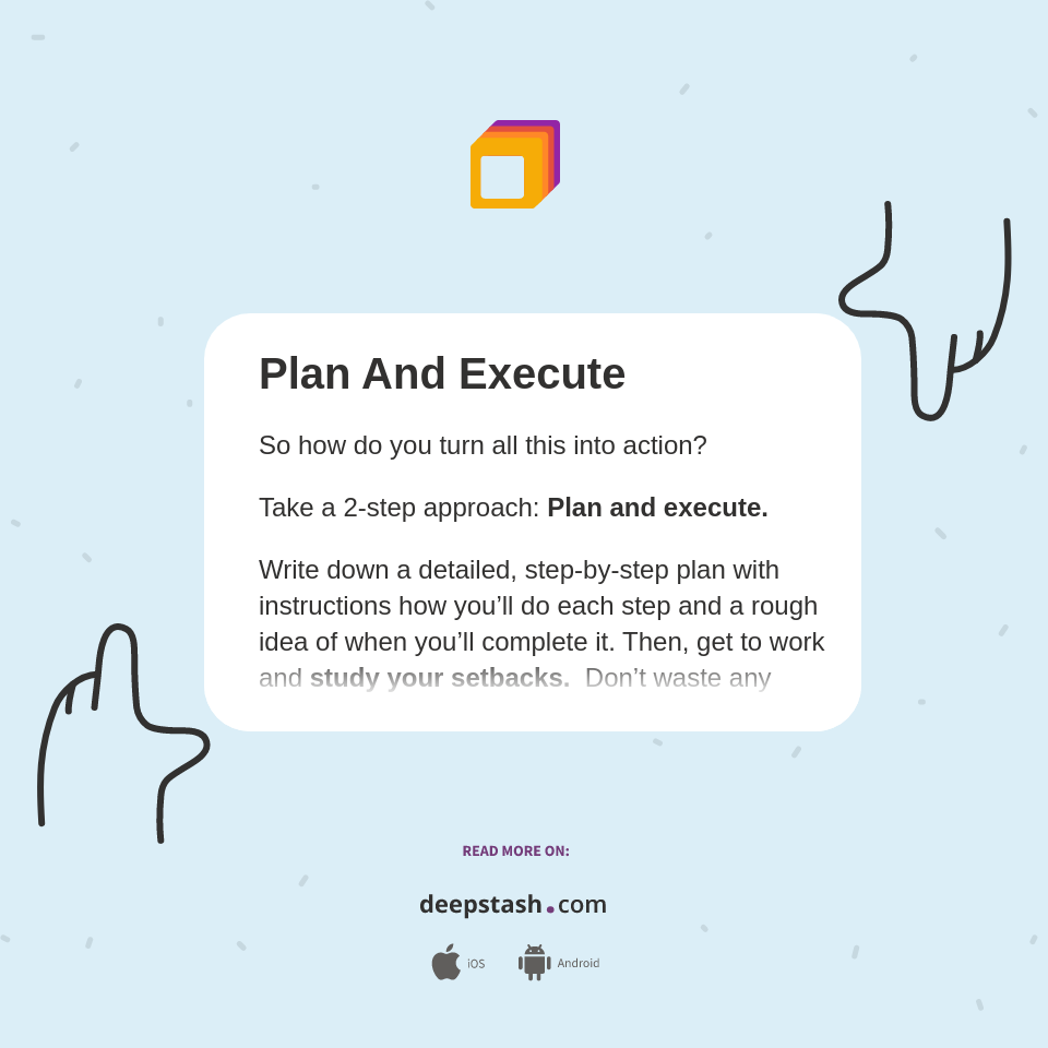 Plan And Execute - Deepstash