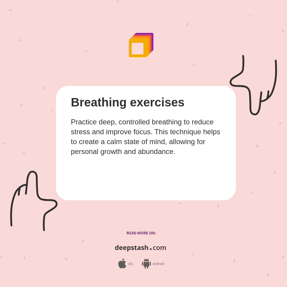 Breathing exercises - Deepstash