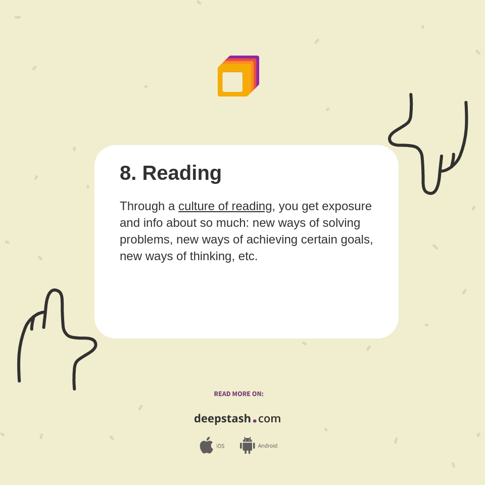 8. Reading - Deepstash