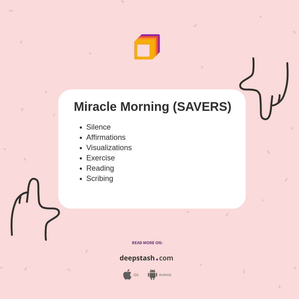 Miracle Morning (SAVERS) - Deepstash