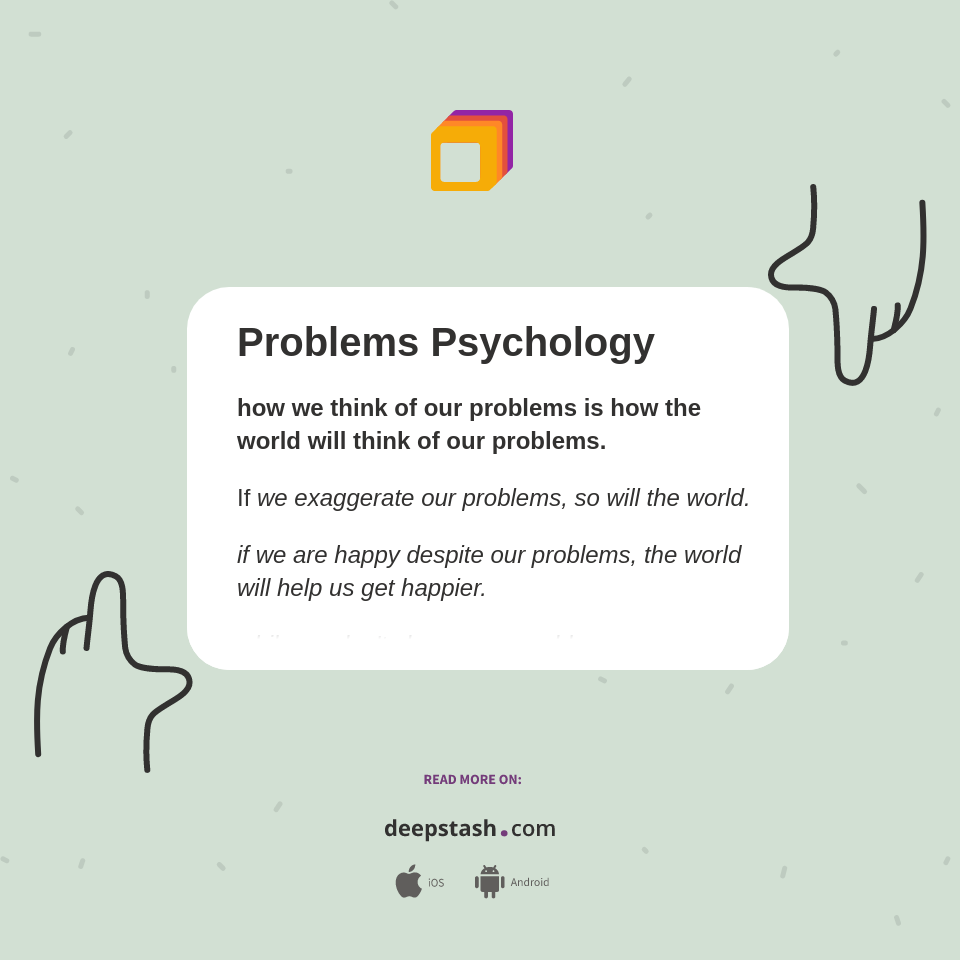 Problems Psychology - Deepstash
