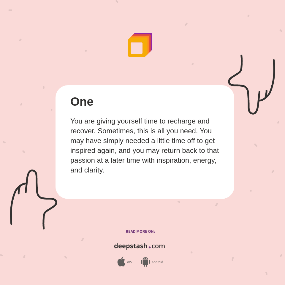 One - Deepstash