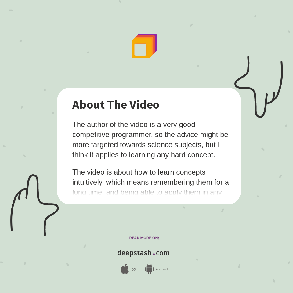 About The Video - Deepstash