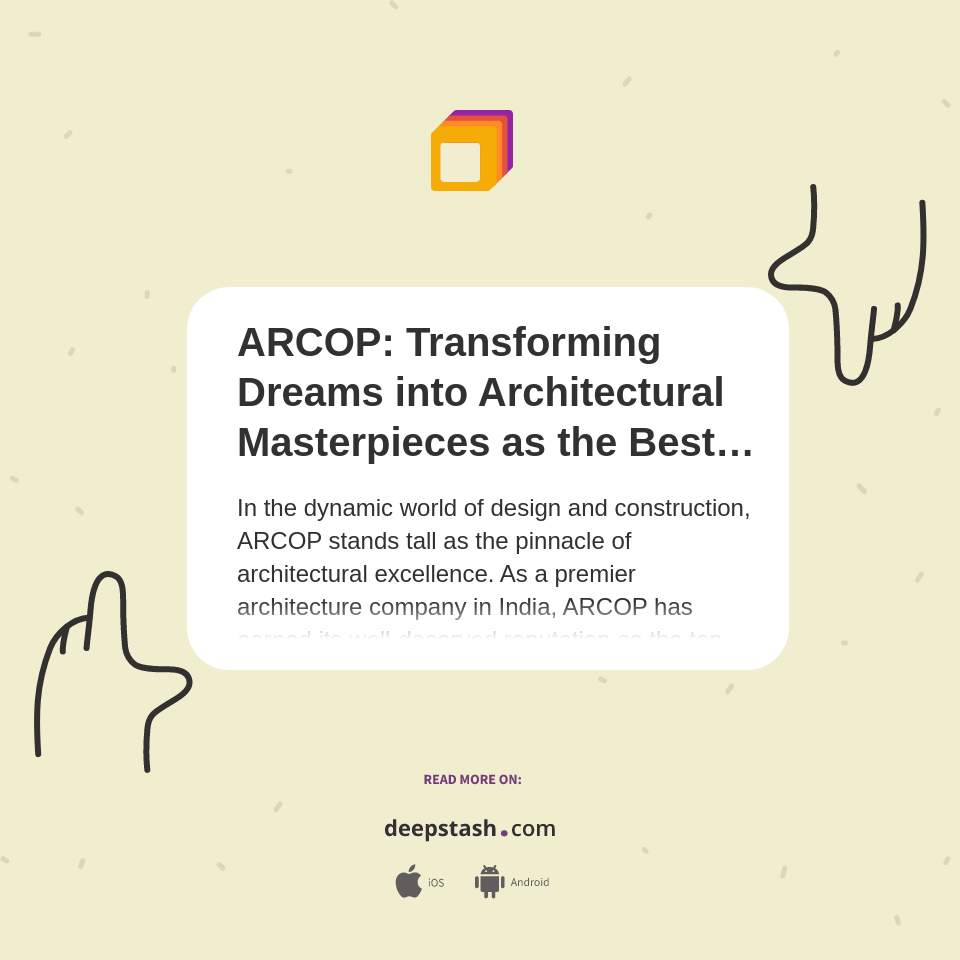 ARCOP Transforming Dreams into Architectural Masterpieces as the Best