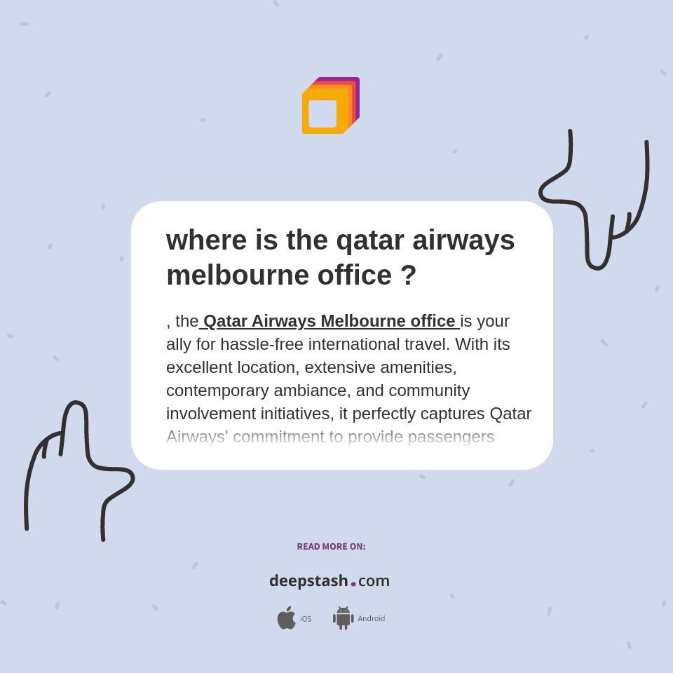 where is the qatar airways melbourne office ? Deepstash