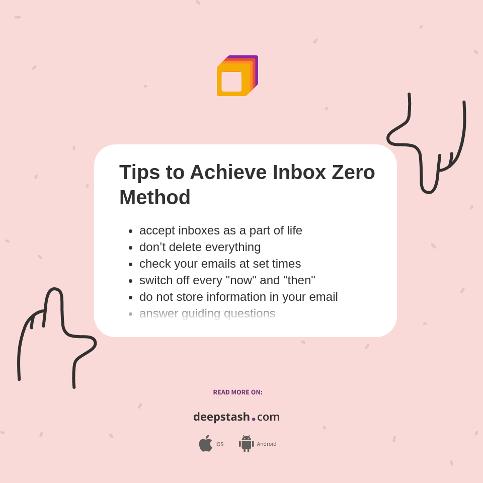 Tips to Achieve Inbox Zero Method Deepstash